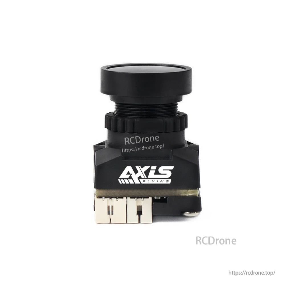 Axis Flying Firefly 1800TVI analog camera features Sony CMOS sensor, WDR, F1.2 lens, 0.01Lux low-light sensitivity, CVBS output, and 5–40V power range for night vision surveillance.