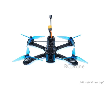 Axisflying MANTA5 SE 6S Squashed X 5-Inch Freestyle FPV Drone with DJI O4 Lite Air Unit and GPS