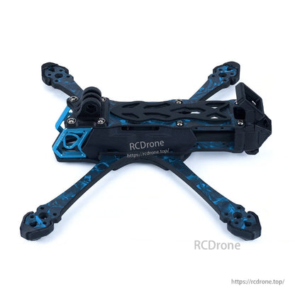 Axisflying MANTA5 SE FPV Frame, Axisflying MANTA5 SE FPV frame, 223mm wheelbase, T700 carbon fiber, 20mm stack spacing, compatible with 5.1" propellers.