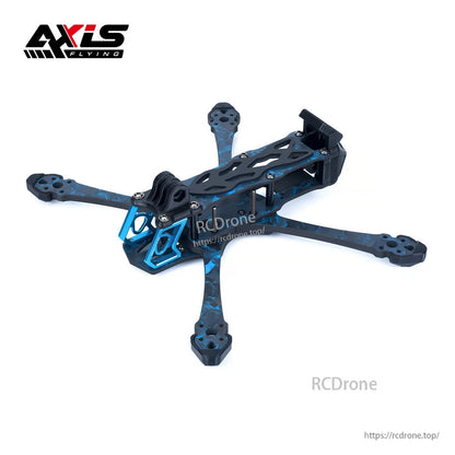 Axisflying MANTA5 SE Marco FPV (Squashed X, Compatible con O3) 223mm, Carbono T700, Stack de 20mm, Hélices de 5.1”