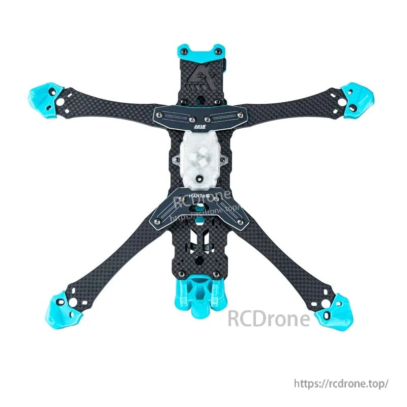 Axisflying MANTA6 6-Inch DeadCat-DC FPV Frame, Axisflying MANTA6: 6-inch FPV frame, T700 carbon fiber, CNC quick-release, 262mm wheelbase, includes LED and beeper.