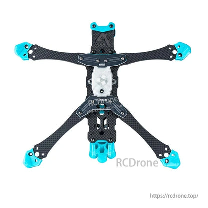 Axisflying MANTA6 6-Inch DeadCat-DC FPV Frame, Axisflying MANTA6: 6-inch FPV frame, T700 carbon fiber, CNC quick-release, 262mm wheelbase, includes LED and beeper.
