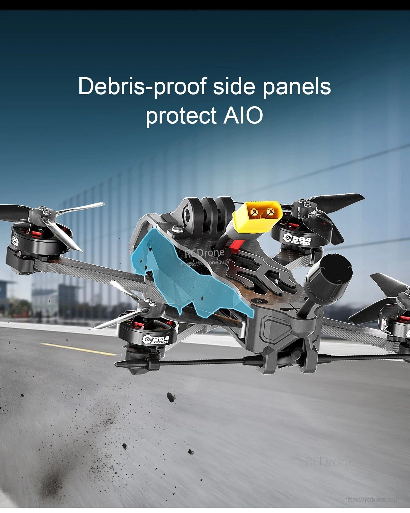 Axisflying Manta 30 FPV, The platform combines an Argus F745 AIO flight controller with high-performance ESCs and optimized PIDs, all housed in a compact and protected frame.