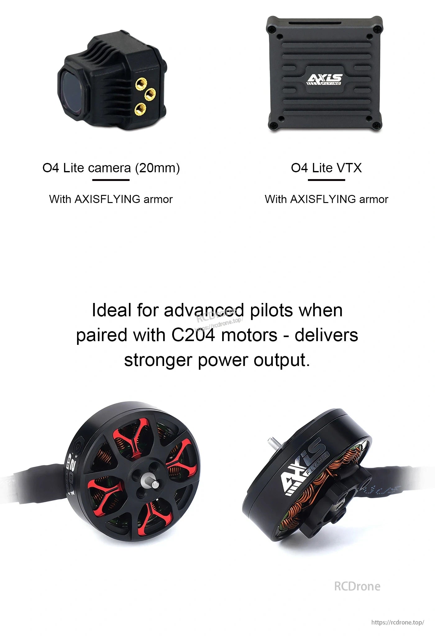 Axisflying Manta 30 FPV, O4 Lite features AXISFLYING armor, C204 motors, enhanced power, and VTX—ideal for advanced pilots seeking high-performance drone capabilities.