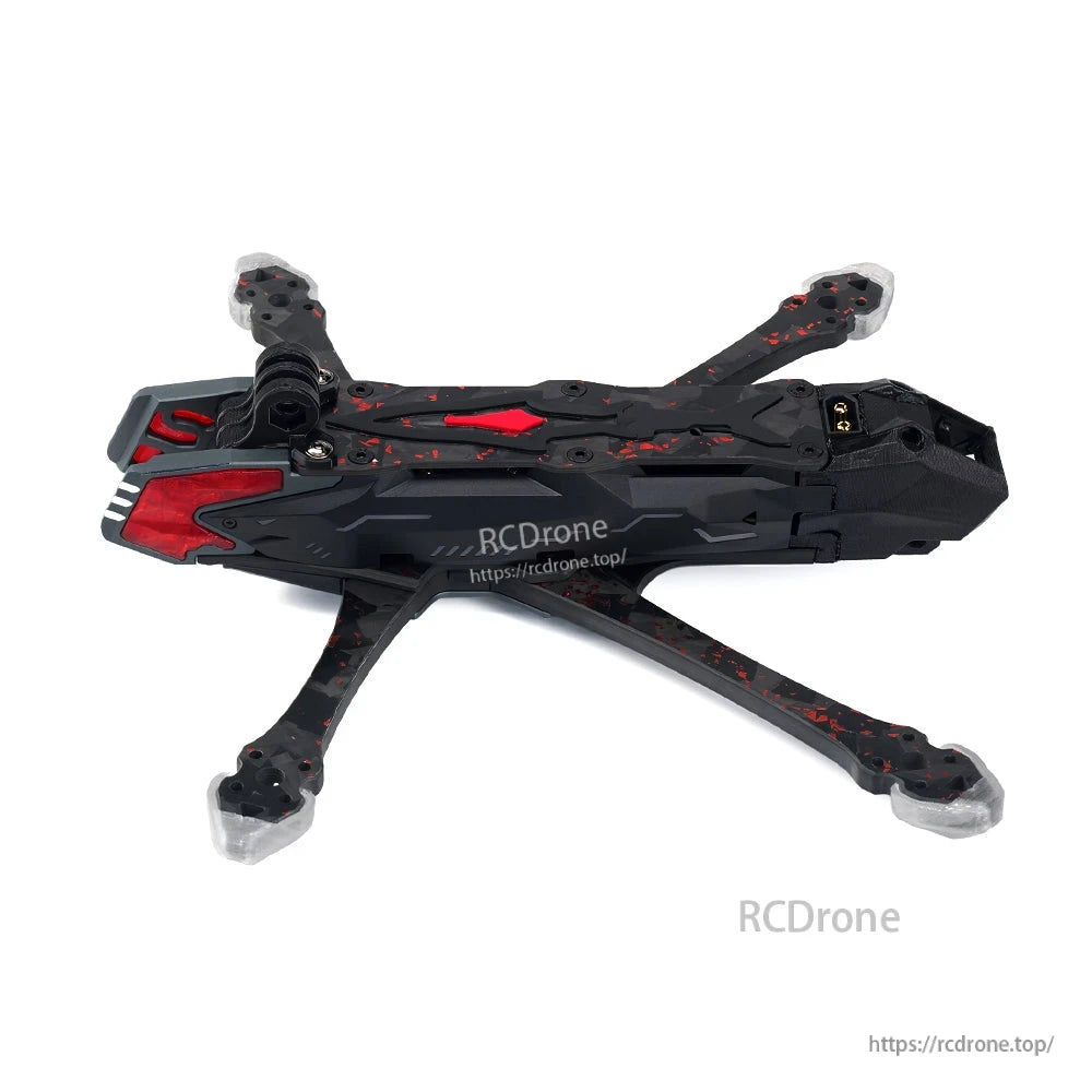 Axisflying Manta 5 Pro DC Frame: 5-inch FPV, T700 carbon fiber, 32 LEDs, O4 Pro VTX mount—durable, lightweight, high-performance drone frame for racing and freestyle.