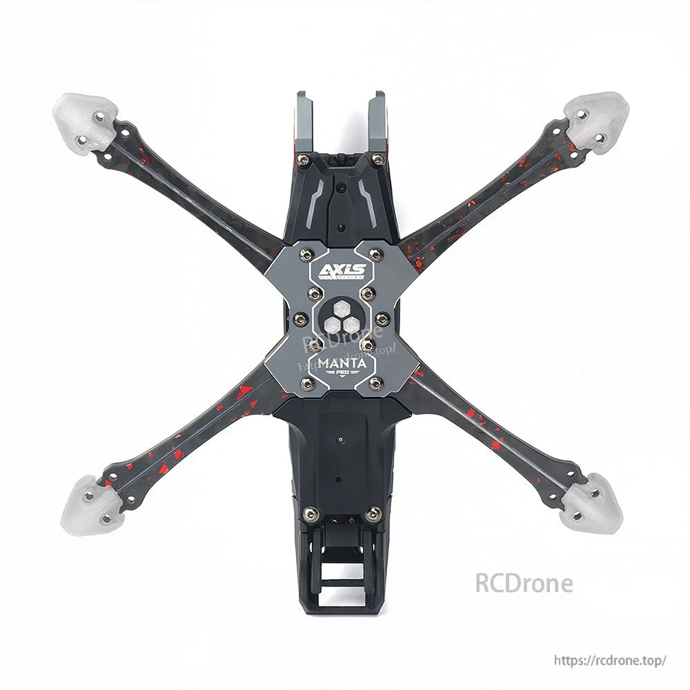 AXLS MANTA PRO 5-inch drone frame features T700 carbon, 32 LEDs, O4 PRO VTX, and a 226.5mm wheelbase for high-performance FPV racing.