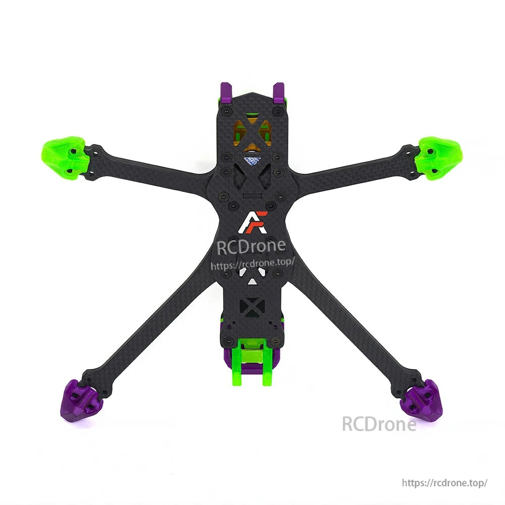Axisflying Manta 5 SE DeadCat FPV drone frame, 226mm T700 carbon fiber, 6mm arms, 20x20/30.5x30.5 M3 stack, compatible with DJI O4 PRO/O3 systems.