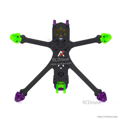 Axisflying Manta 5 SE DeadCat FPV drone frame, 226mm T700 carbon fiber, 6mm arms, 20x20/30.5x30.5 M3 stack, compatible with DJI O4 PRO/O3 systems.