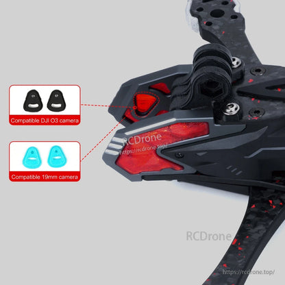 Axisflying Manta 5Pro 5-inch DC FPV Frame, FPV Frame Compatible with DJI O3 and 19mm Cameras