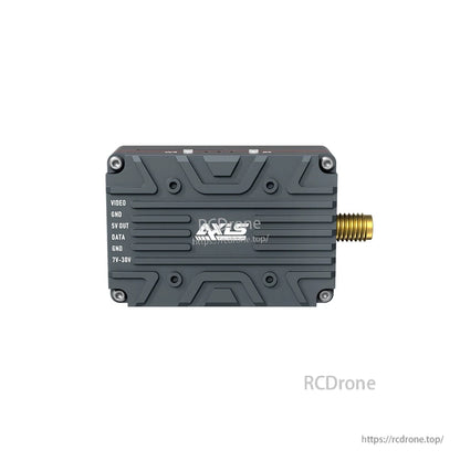 Axisflying TERK 1.2G 4W Analog VTX, Axisflying TERK 1.2G 4W VTX: 7-30V input, SMA connector, fan-cooled for high-performance video transmission in drones.