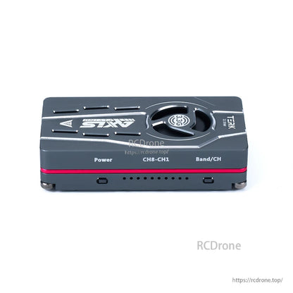 Axisflying TERK 3.3G 2.5W Analog VTX, Axisflying TERK 3.3G 2.5W VTX features MMCX, 7–36V input, NTSC/PAL support, dual-core processor, MIC, and LED indicator for reliable video transmission in drones.