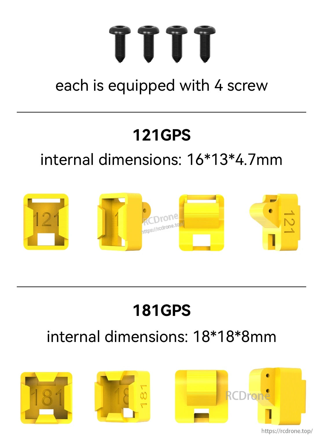 BEE35 Master 5 V2 GPS 3D TPU Mount 121/181/220/251/880