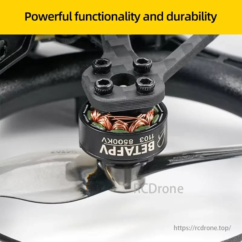 BETAFPV 1103 8500KV 2S–4S Brushless Motor, The BETAFPV 1103 8500KV motor provides powerful performance and durability for high-performance applications.