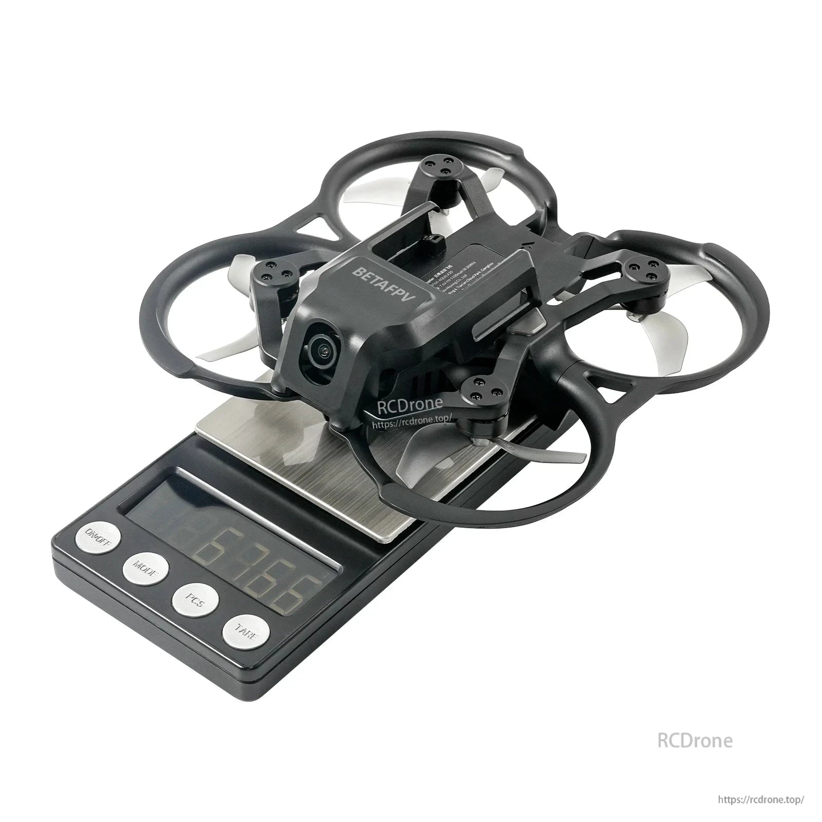 BETAFPV Aquila20 FPV drone weighs 67.6g, includes LiteRadio 4 SE transmitter and VR04 goggles, runs on 2S power, offers up to 10-minute flight time.