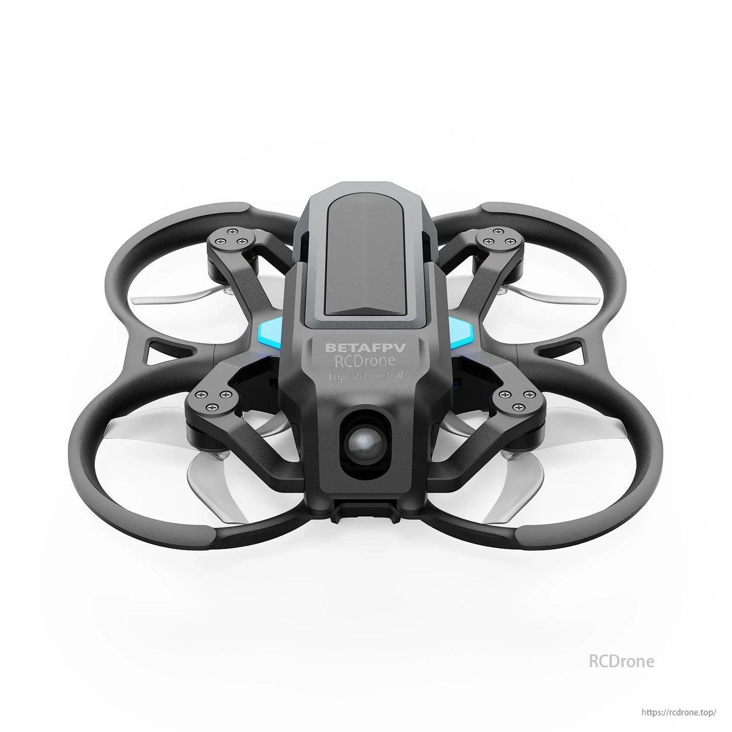 BETAFPV ducted FPV drone with prop guards and front-facing camera in a compact cinewhoop-style frame
