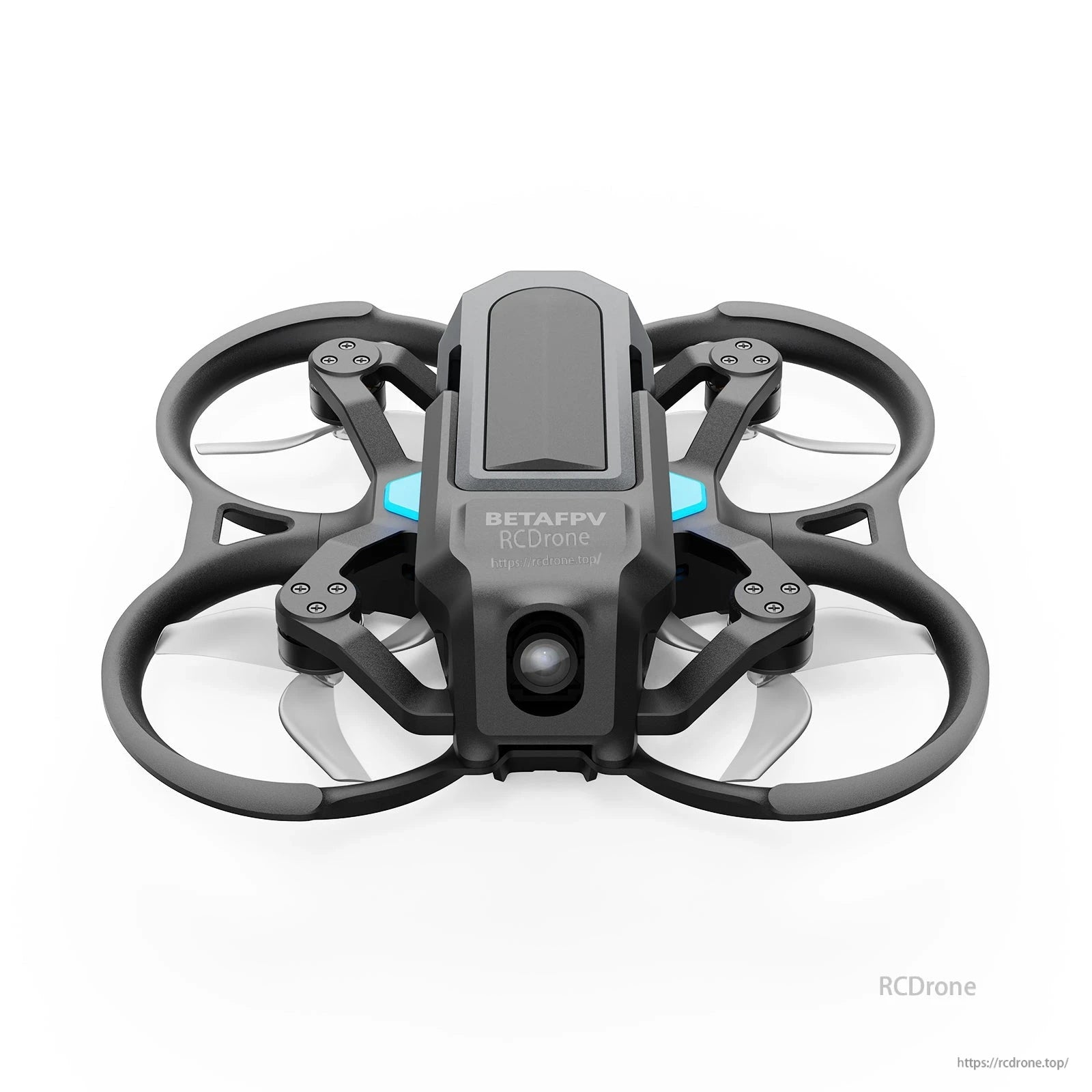 BETAFPV ducted FPV drone with prop guards and front-facing camera in a compact cinewhoop-style frame
