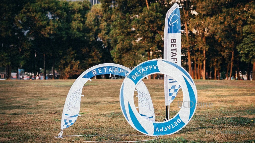 BETAFPV Arch Gate FPV race gate set outdoors, arch gate with circle gate and course flag