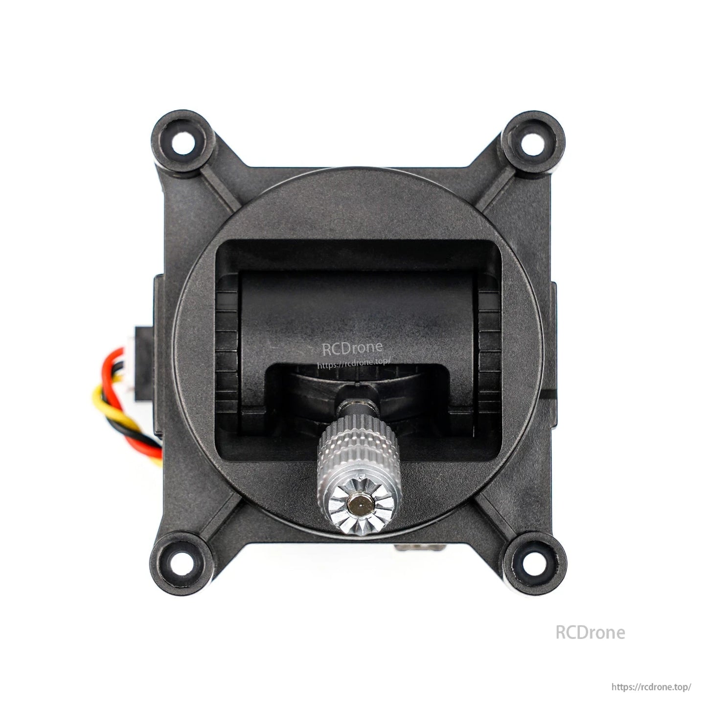 Front view of nano gimbal stick assembly with four mounting holes