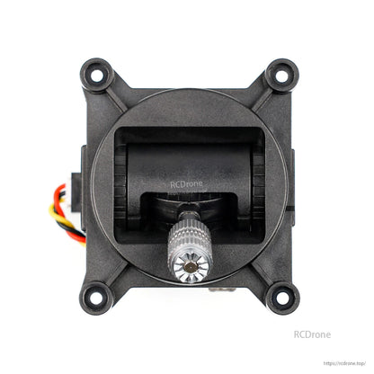 Front view of nano gimbal stick assembly with four mounting holes
