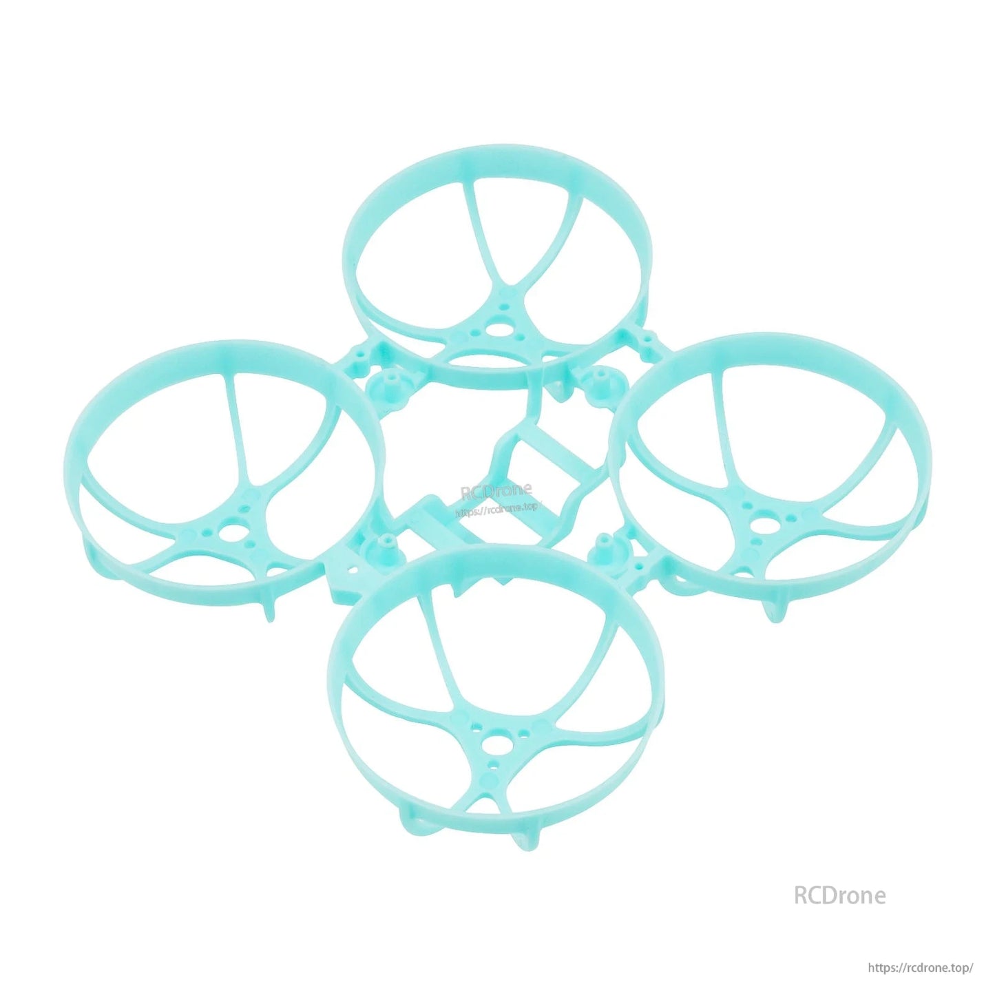 Meteor65 Pro 66mm PP whoop frame in light teal, ducted 65mm micro quad frame