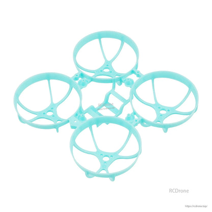 Meteor65 Pro 66mm PP whoop frame in light teal, ducted 65mm micro quad frame