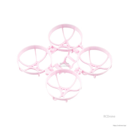 Meteor65 Pro 66mm PP whoop frame in light pink, ducted brushless whoop frame