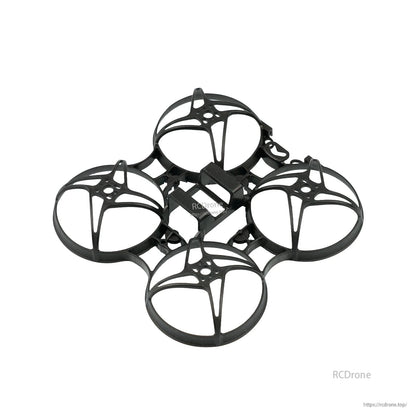 Black ducted prop guard frame, top-angled view with 26x26mm flight controller mount area