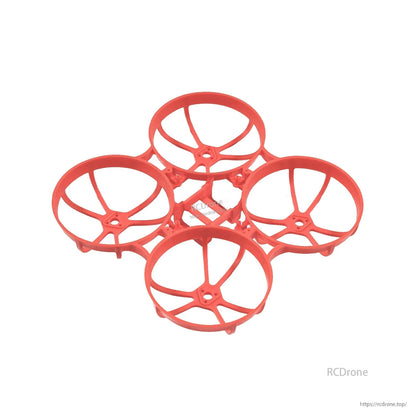 Red color option for the brushless whoop frame with four circular prop guards