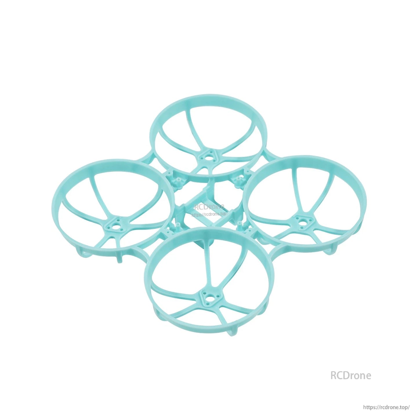 Light teal (mint) whoop frame color option with four ducted prop guards