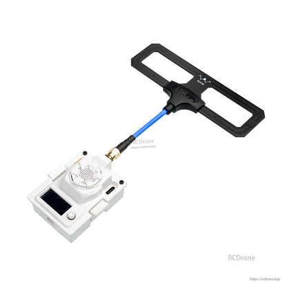 BETAFPV Moxon Antenna connected to a radio controller for directional long-range link setup