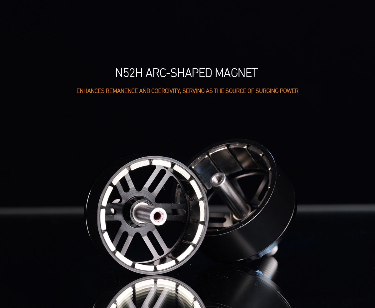 MAD BSC2807.5 1300KV 1500KV FPV Brushless Motor, Boosts magnetic power with surges; ideal for applications requiring high remanence and coercivity.