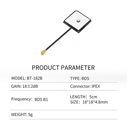 Beitian High Gain Internal GPS Satellite Navigation Antenna for Boat and Vessel Ceramic Antenna  BT-182B