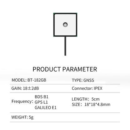 Beitian High Gain Internal GPS Satellite Navigation Antenna for Boat and Vessel Ceramic Antenna  BT-182B