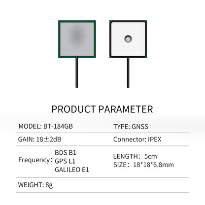 Beitian High Gain Internal GPS Satellite Navigation Antenna for Boat and Vessel Ceramic Antenna  BT-182B