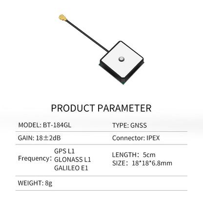 Beitian High Gain Internal GPS Satellite Navigation Antenna for Boat and Vessel Ceramic Antenna  BT-182B
