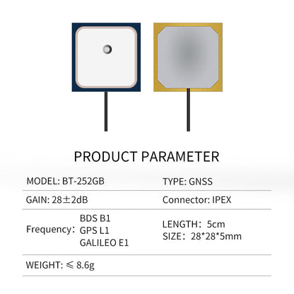 Beitian High Gain Internal GPS Satellite Navigation Antenna for Boat and Vessel Ceramic Antenna  BT-182B