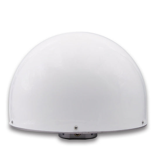 Beitian BT-4N04A RTK GNSS reference station antenna, white dome radome main view