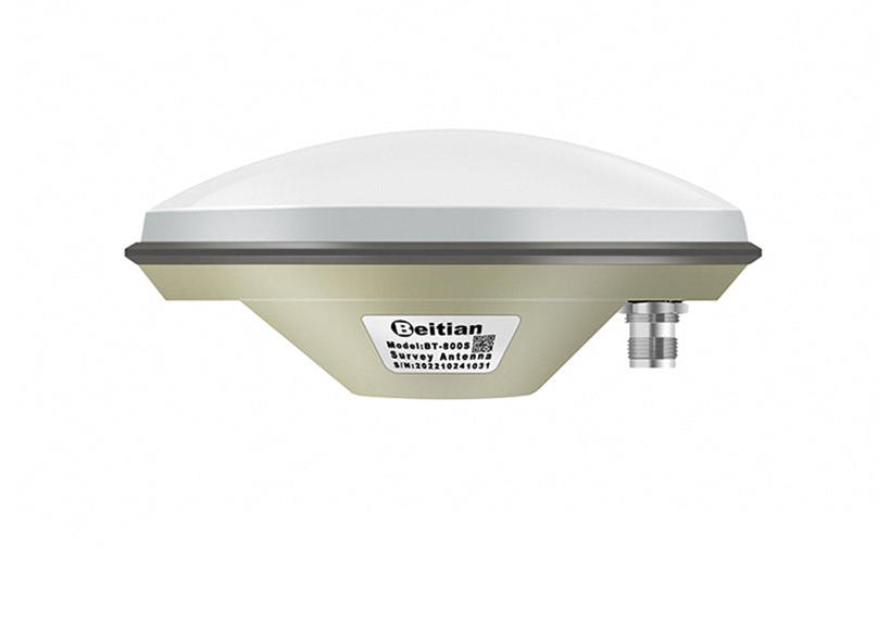 Beitian BT-800S GNSS Survey Antenna side view with TNC connector port