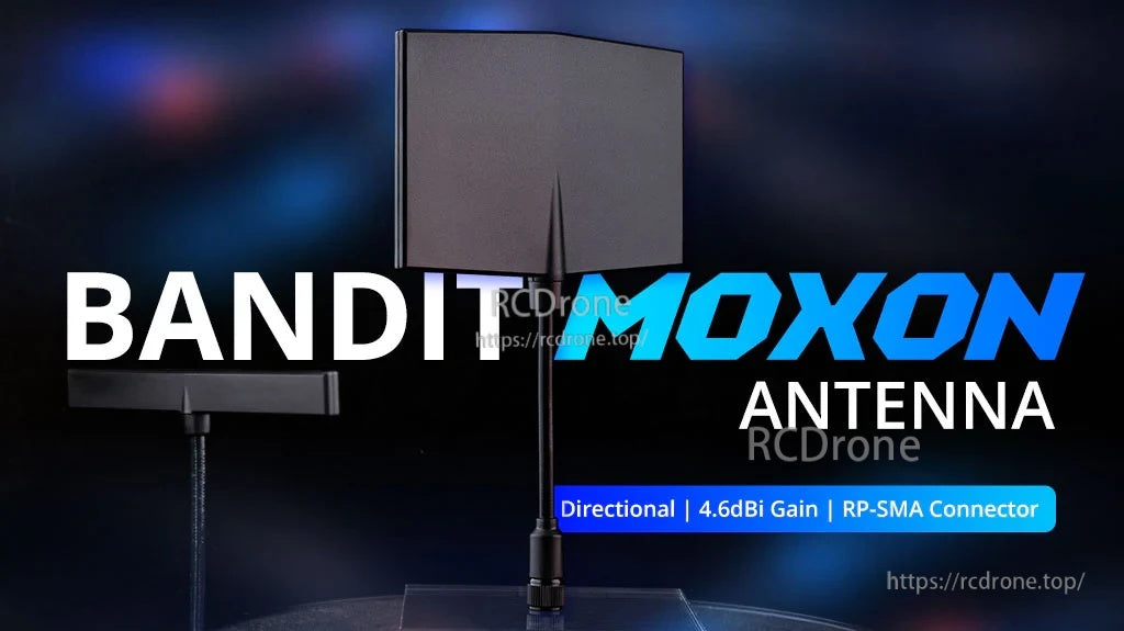 Bandit 915/868MHz Moxon Antenna directional panel with RP-SMA connector for 860–930MHz control links