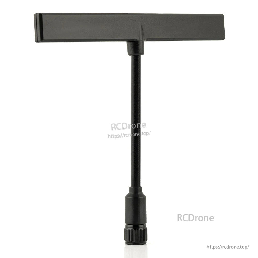 Bandit 915/868MHz T antenna straight-on view, T-bar radiator and stem centered