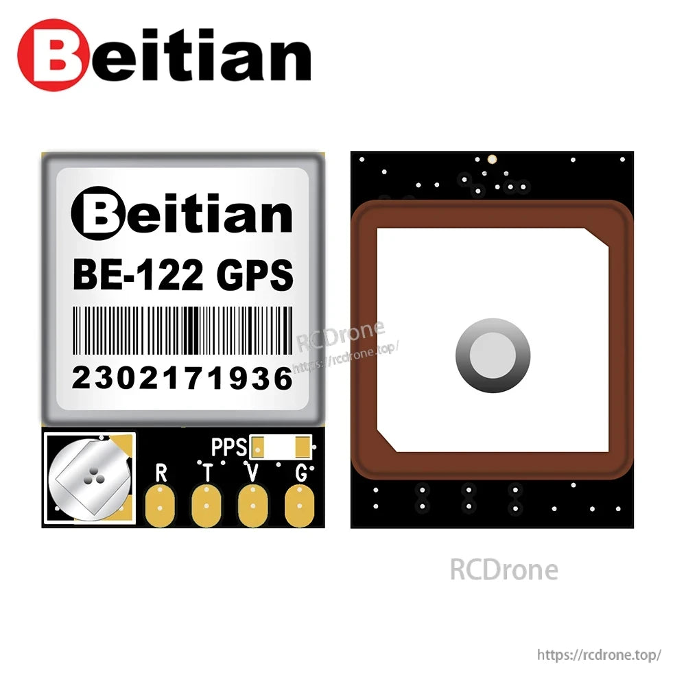 Beitian GPS Module BE-122 M10 GNSS GPS Antenna Receiver with Flash for Flight Controller FPV SEEKER 3 Drone