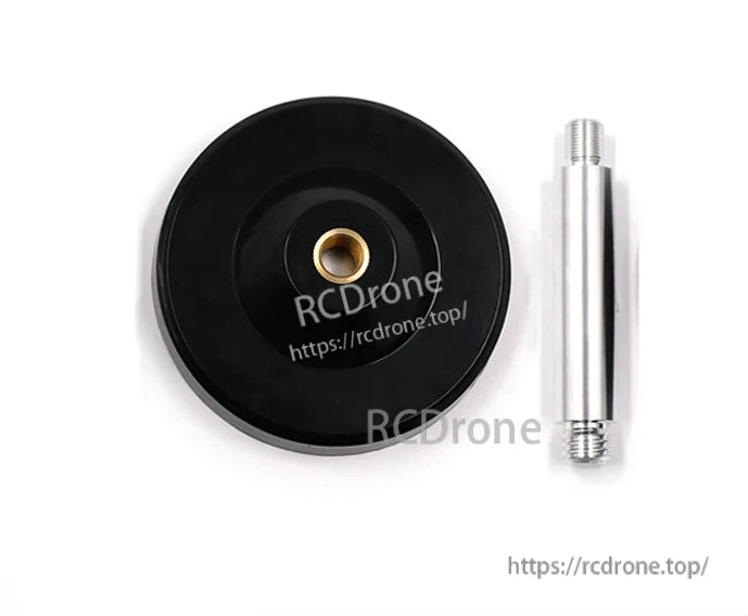 Magnetic mounting base with threaded stud and metal extension post for BT-200S antenna