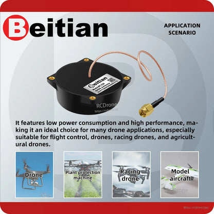 Antenna installed-use scenario graphic for drones, racing drones, plant protection and model aircraft