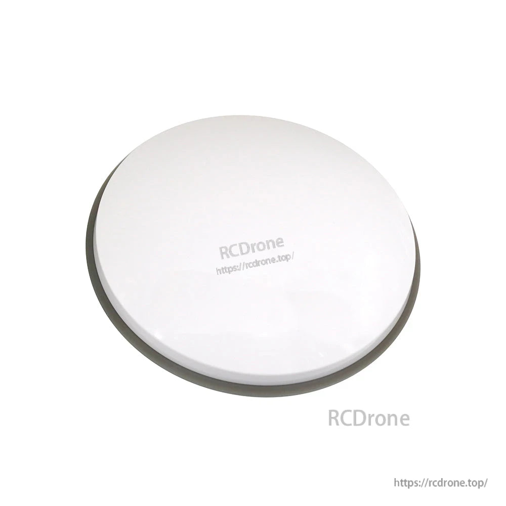 Top radome view of Beitian BT-830 GNSS Survey Antenna, plain white circular dome