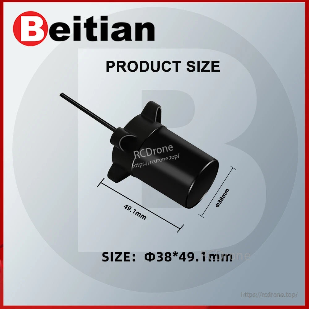 Beitian BT-T009 Quadrifilar Helical Full-Band RTK GNSS Antenna SMA-J RG316 60cm for UAV RTK