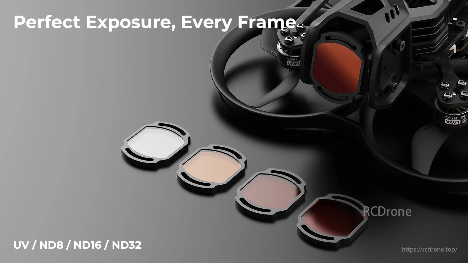 BetaFPV, Achieve perfect exposure with UV/ND8/ND16/ND32 filters for optimal shots in every frame.