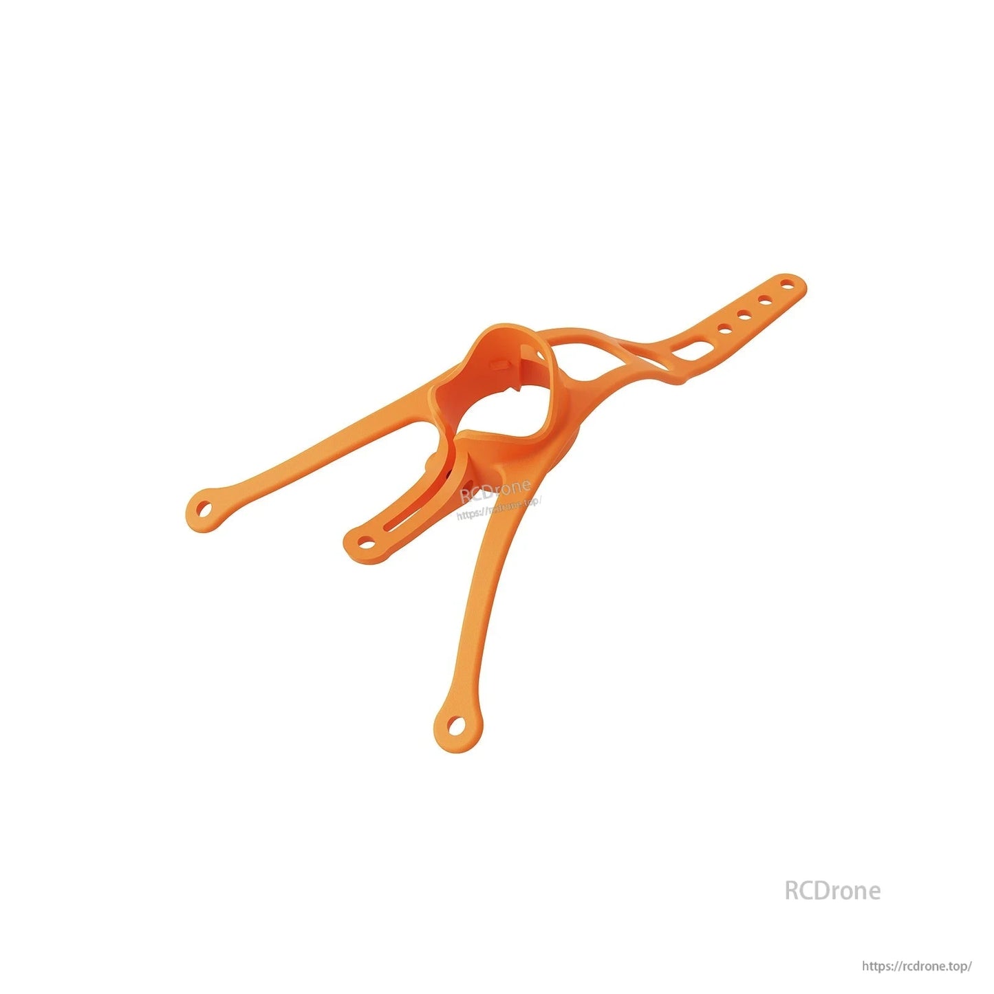 BetaFPV Air II Canopy in orange, top view showing camera ring and mounting arms