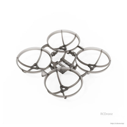Air75 II whoop frame in smoke gray, angled view highlighting duct guards and center frame platform