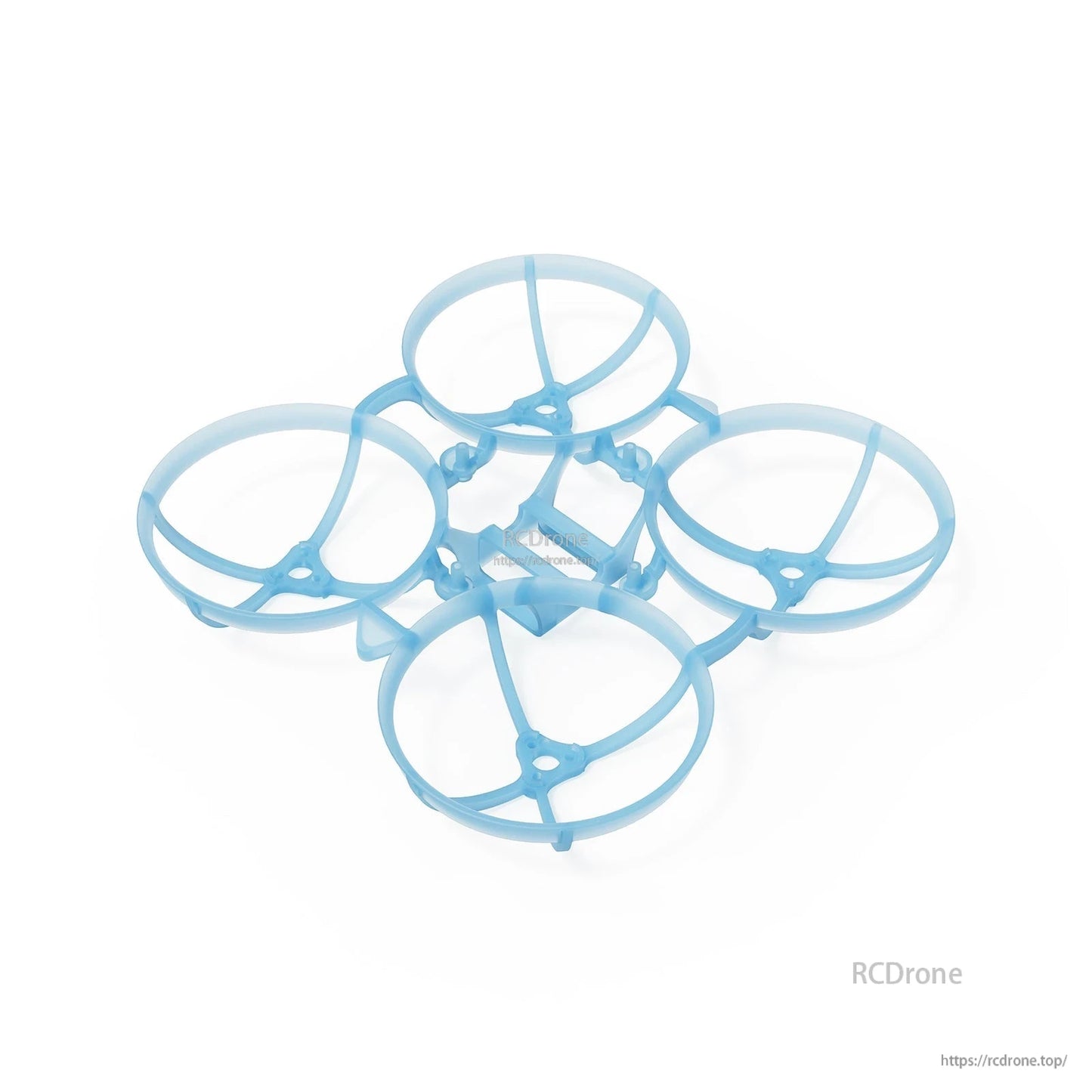 BetaFPV Air75 II 75mm brushless whoop frame in blue, angled view with four prop guard ducts