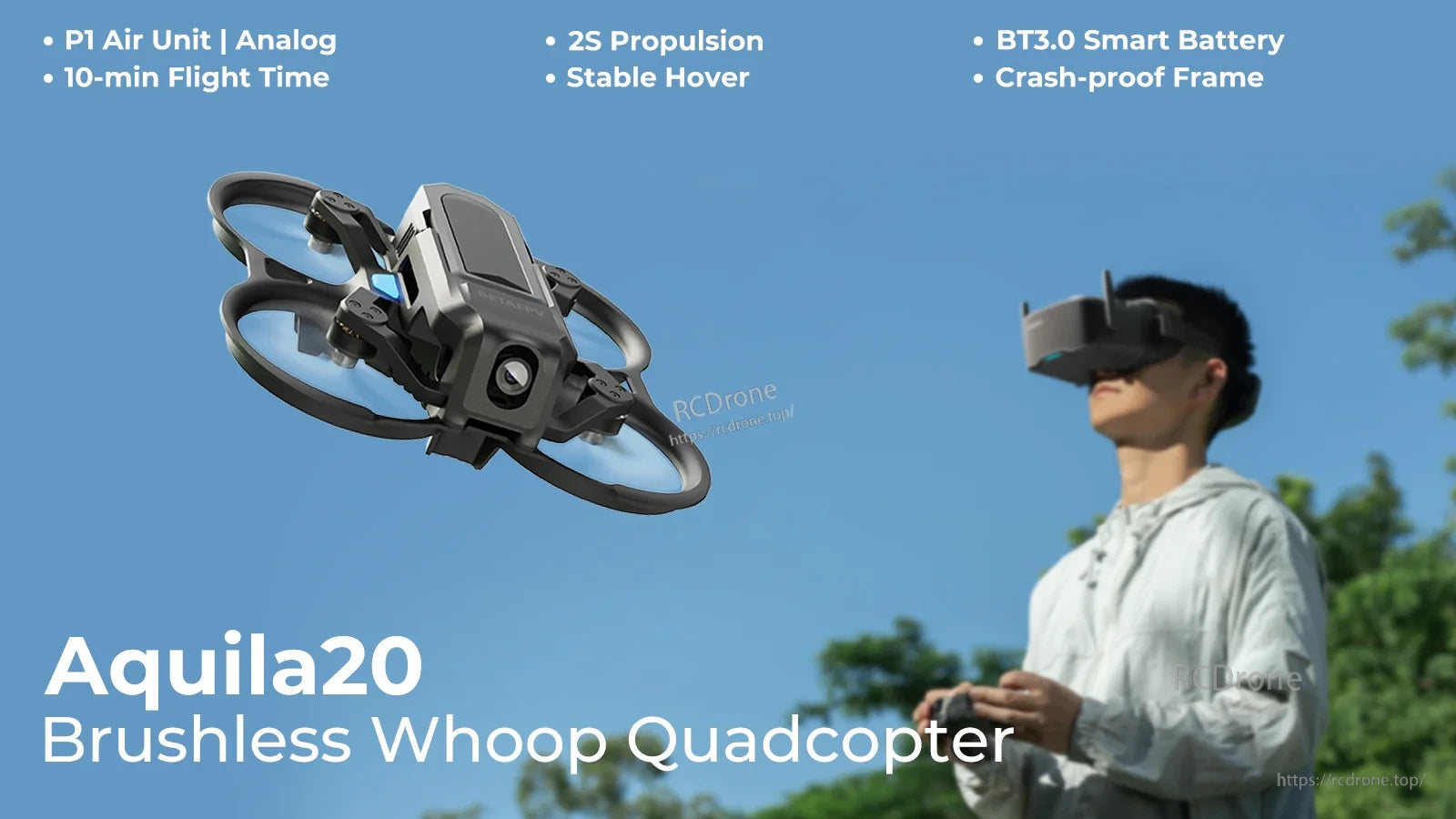 BetaFPV Aquila20 Brushless Whoop Quadcopter